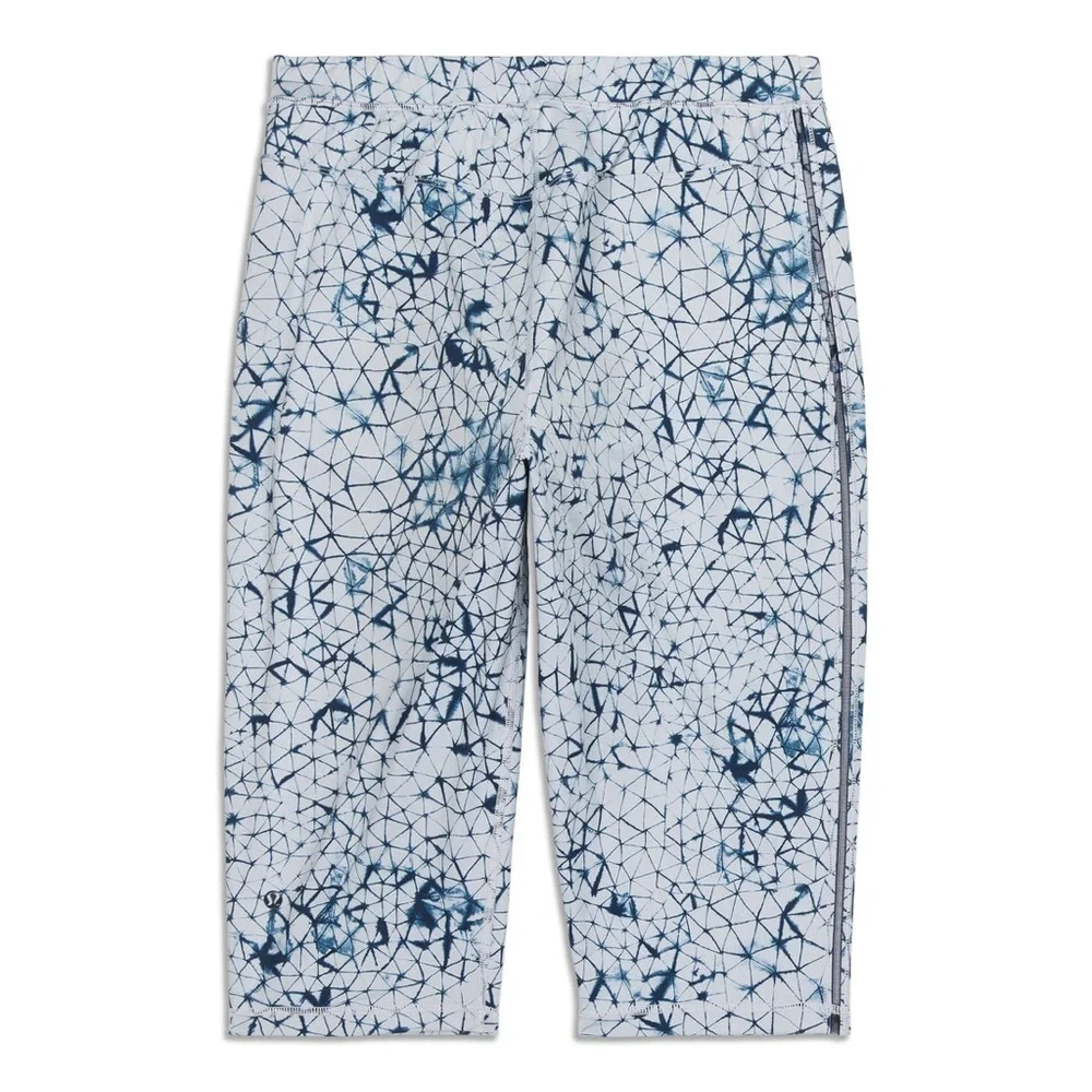 Lululemon Retreat Yogi Crop Star Crushed Silver Fox Deep Navy size 8 - Picture 8 of 12